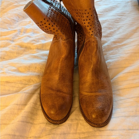 Bed Stu Shoes - Bed Stu Brown Lace Up Boots Cobbler